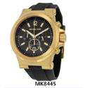Michael Kors手錶 MK手錶男 休閒男錶 MK8184 MK8445 玫瑰金橡膠錶帶大錶盤時尚潮流休閒石英錶-規格圖11