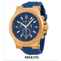 Michael Kors手錶 MK手錶男 休閒男錶 MK8184 MK8445 玫瑰金橡膠錶帶大錶盤時尚潮流休閒石英錶-規格圖11