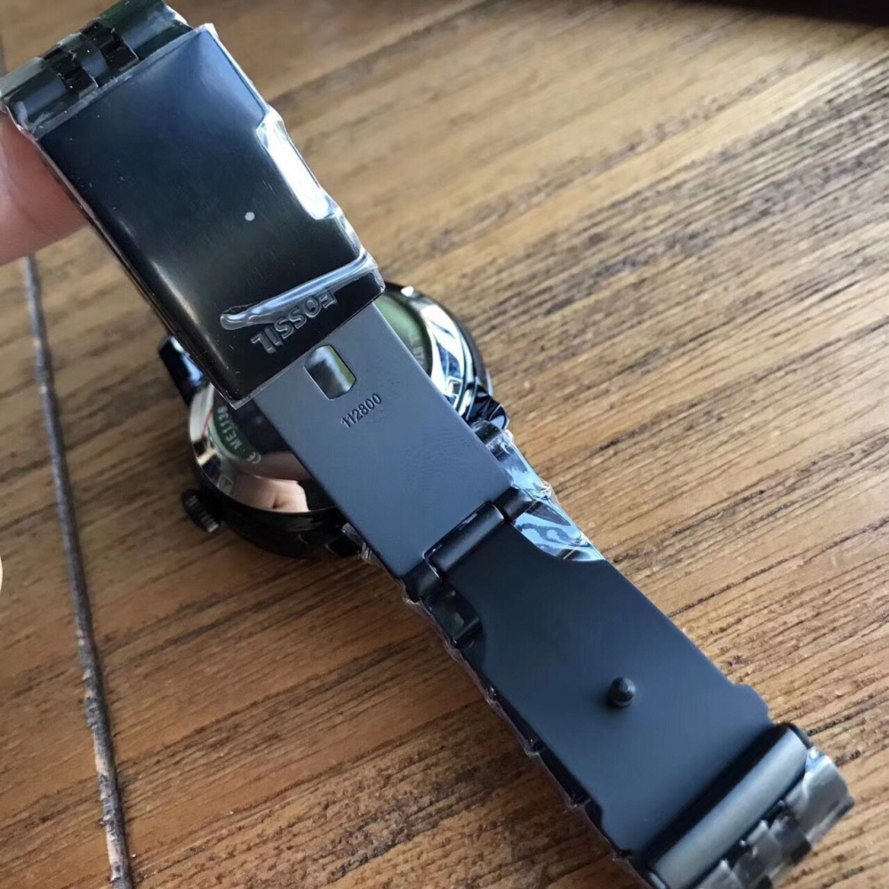 FOSSIL手錶 Townsman系列機械錶 富思石英機械雙機芯多功能男錶 鋼鏈六針星期日曆鏤空雙渦輪時尚潮流男士腕錶-細節圖8