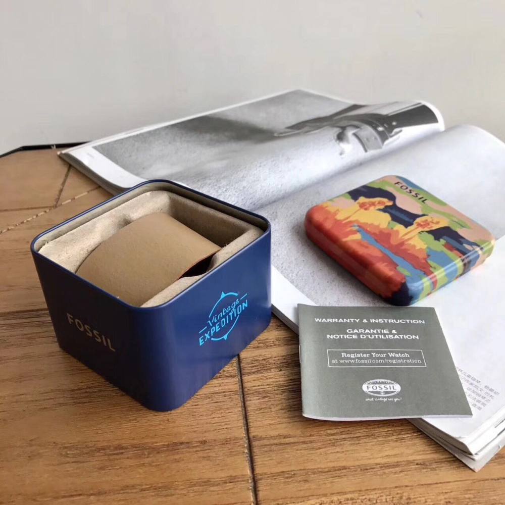 FOSSIL手錶 Townsman系列機械錶 富思石英機械雙機芯多功能男錶 鋼鏈六針星期日曆鏤空雙渦輪時尚潮流男士腕錶-細節圖9