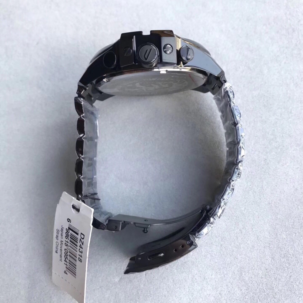 Diesel手錶男 迪賽手錶 CHIEF軍官系列 偏光三眼計時碼錶 極光夢魘 大錶盤石英男錶DZ4318 大直徑手錶男-細節圖9