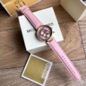 MICHAEL KORS手錶 新品時尚潮流粉色女錶 MK手錶 限量雙日曆機芯皮帶錶 休閒通勤女生腕錶MK2529-規格圖9