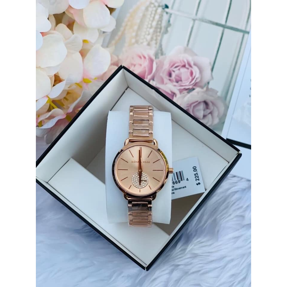 代購MICHAEL KORS手錶 新品MK手錶女生 MK3839玫瑰金色鋼鏈錶 小直徑時尚女錶 商務通勤百搭女生腕錶-細節圖9