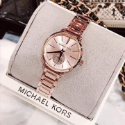 代購MICHAEL KORS手錶 新品MK手錶女生 MK3839玫瑰金色鋼鏈錶 小直徑時尚女錶 商務通勤百搭女生腕錶-規格圖9
