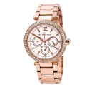 代購MICHAEL KORS手錶 MK5781玫瑰金色鋼鏈錶 三眼計時防水石英錶 鑲鑽時尚女錶 學生手錶女 MK手錶-規格圖9