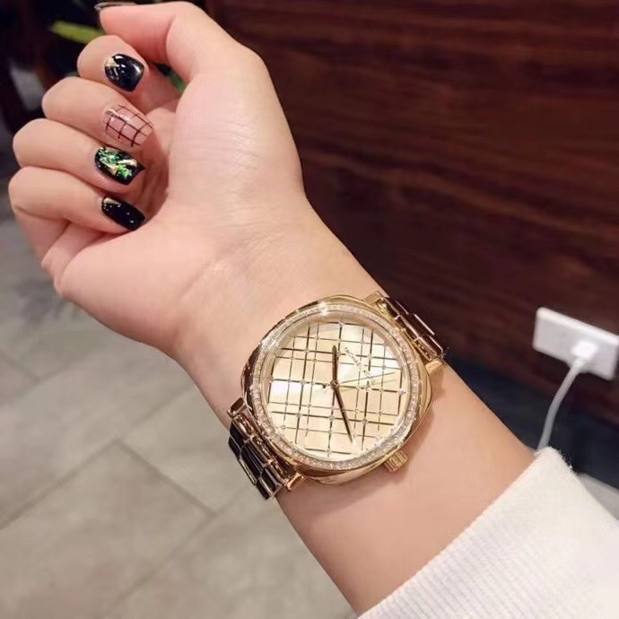 MICHAEL KORS手錶 新品MK手錶女生 MK3990玫瑰金色鋼鏈錶 時尚潮流鑲鑽女錶 大直徑休閒女生腕錶石英錶-細節圖6
