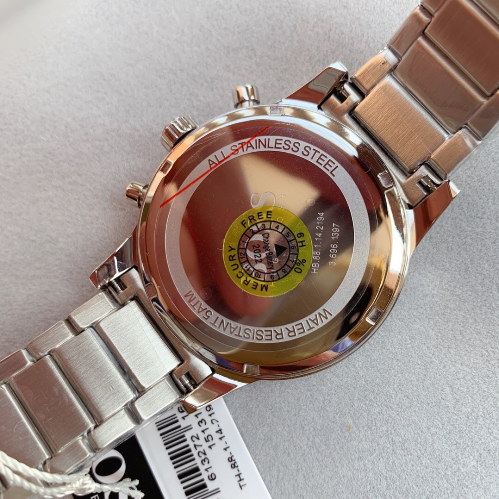 代購HUGO BOSS手錶 新品灰色鋼鏈錶 男士計時日曆石英錶 商務休閒通勤防水腕錶 時尚潮流男錶 學生手錶男-細節圖8