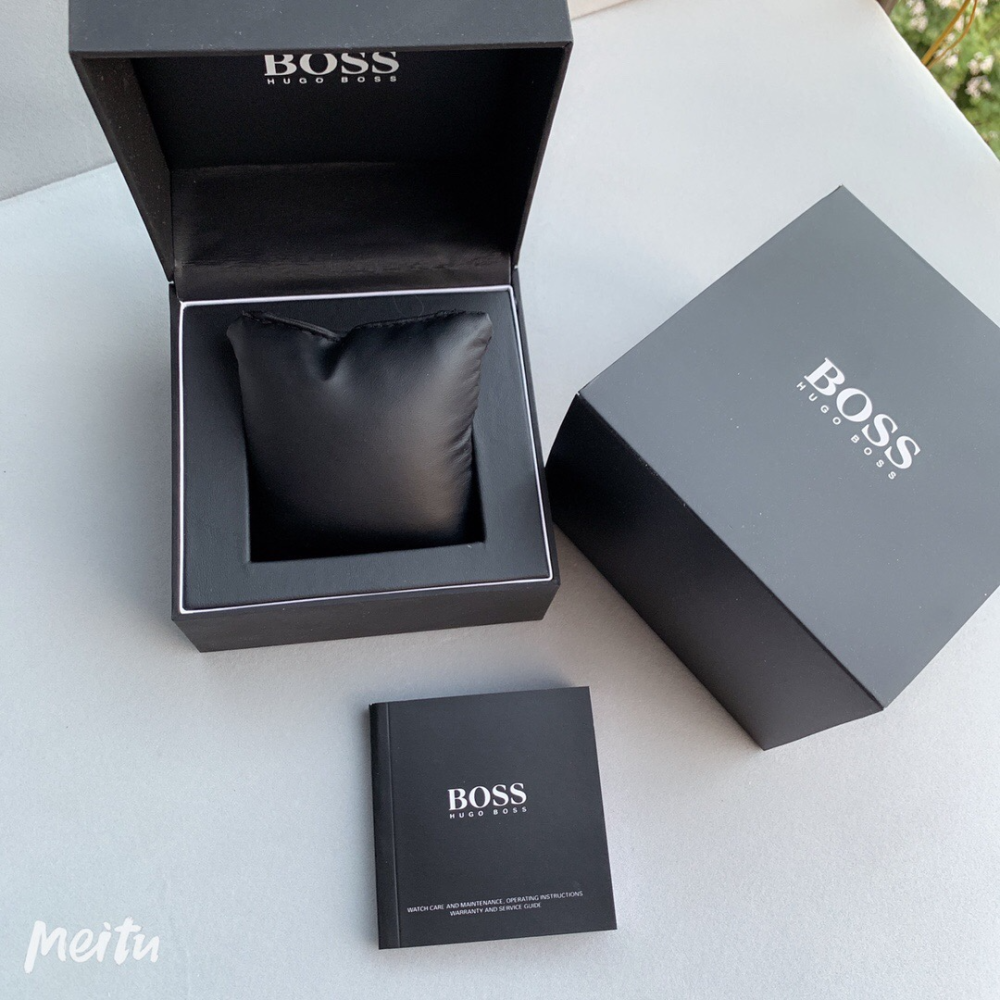 代購HUGO BOSS手錶 新品灰色鋼鏈錶 男士計時日曆石英錶 商務休閒通勤防水腕錶 時尚潮流男錶 學生手錶男-細節圖9