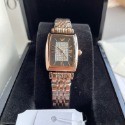 代購Armani手錶女生 阿瑪尼手錶 方形玫瑰金色鋼鏈錶 鑲鑽時尚防水女生腕錶 小直徑氣質精緻百搭女錶AR11407-規格圖9