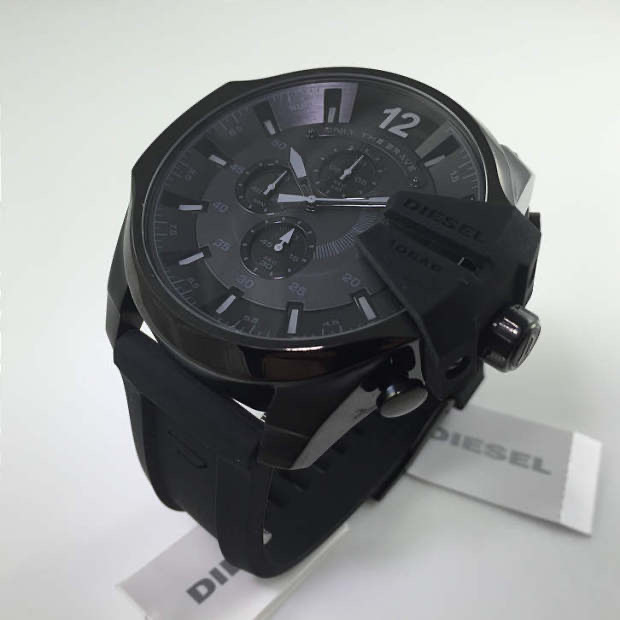 DIESEL手錶男 迪賽男士石英錶 51mm大直徑男錶 歐美時尚運動腕錶 商務休閒橡膠錶帶手錶男DZ4496 DZ437-細節圖7