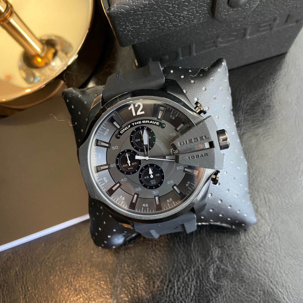 DIESEL手錶男 迪賽男士石英錶 51mm大直徑男錶 歐美時尚運動腕錶 商務休閒橡膠錶帶手錶男DZ4496 DZ437-細節圖8