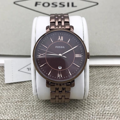 FOSSIL手錶女生 富思手錶 時尚潮流女生腕錶 簡約休閒通勤女錶 不鏽鋼鏈超薄防水石英錶 學生手錶女ES4100