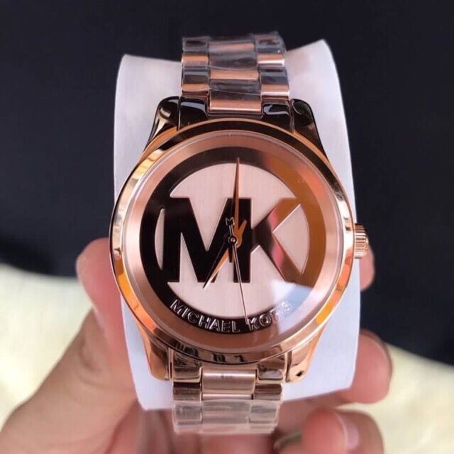 Michael Kors手錶 MK3334 MK手錶 大直徑手錶女 玫瑰金色鋼鏈石英錶 大LOGO設計 時尚潮流百搭女錶-細節圖4