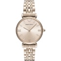 女生手錶 阿曼尼Armani手錶 新款簡約鋼鏈水鑽時尚精美時尚潮流石英女錶 香檳金色AR11059-規格圖10