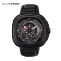 SEVENFRIDAY手錶 七個星期五手錶 大直徑手錶 男生手錶 防水腕錶 鏤空機械錶 男士皮帶自動機械男錶P3b/01-規格圖11