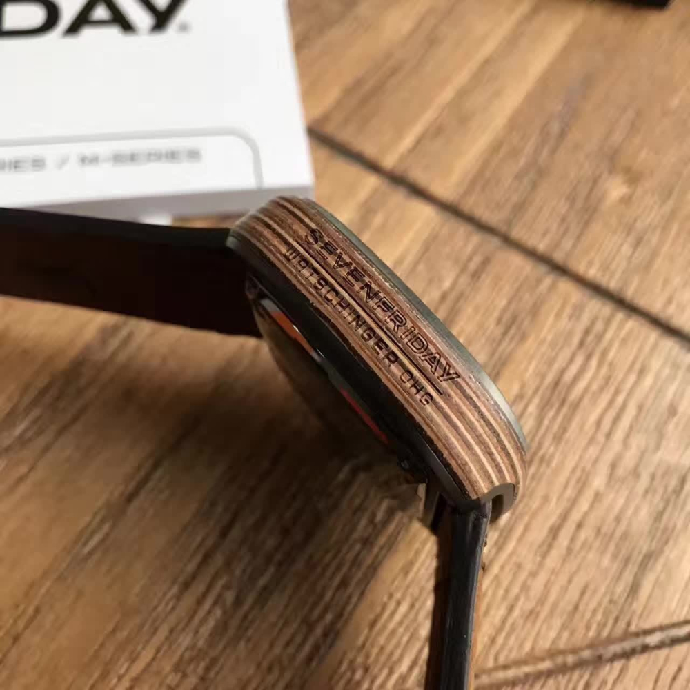 SEVENFRIDAY手錶男 七個星期五手錶 男士手錶 大直徑手錶男 真皮錶帶瑞士自動機械男士腕錶P2B/03-W-細節圖6