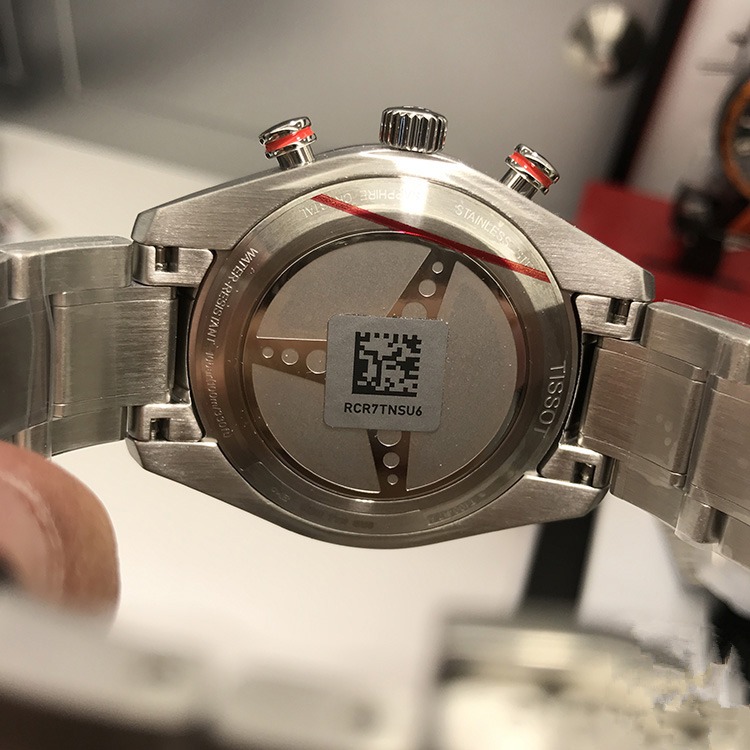 天梭手錶 TISSOT手錶 PRS516三眼計時多功能日曆防水鋼鏈黑面石英男錶T100.417.11.031.00-細節圖6