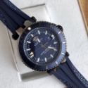 VERSACE手錶 凡賽斯手錶 時尚運動男錶 200m鎖把深度防水潛水錶 深藍色硅膠錶帶休閒運動超酷男士腕錶 藍寶石鏡面-規格圖8