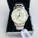 Emporio Armani手錶 阿瑪尼手錶男 阿曼尼男錶 銀色鋼鏈時尚簡約商務休閒男士腕錶AR2430-規格圖10