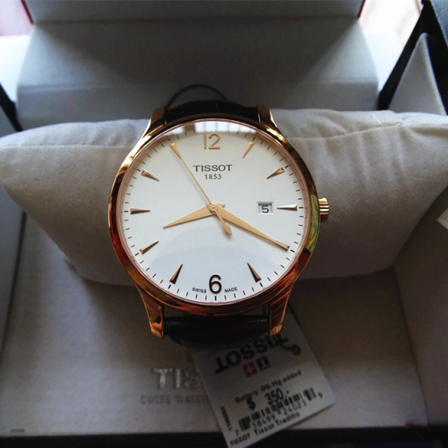 Tissot手錶 天梭手錶 男士俊雅系列石英錶 皮帶錶 防水手錶 商務休閒簡約男錶 T063.610.36.037.00