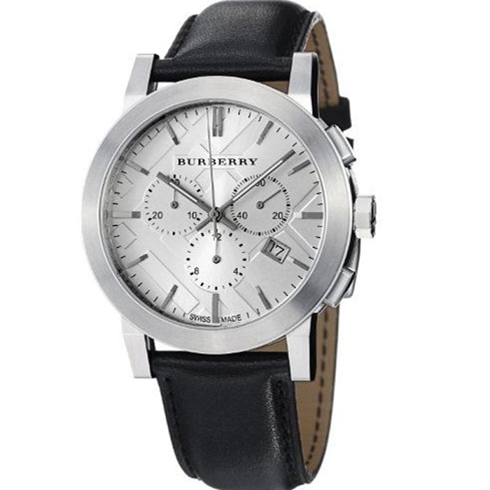 Burberry手錶 男生手錶 商務休閒腕錶男 戰馬手錶 大直徑三眼計時時尚潮流石英錶 真皮錶帶男士腕錶BU9355-細節圖2