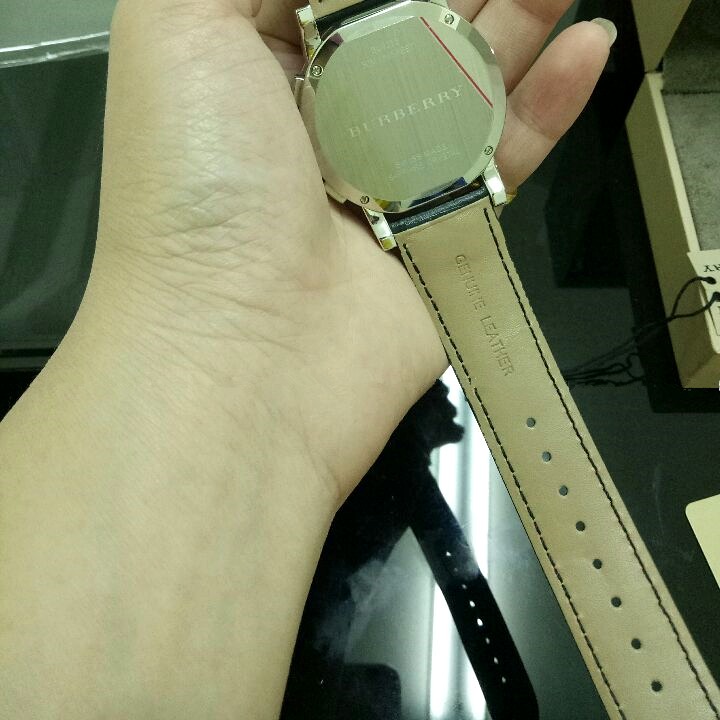 Burberry手錶 男生手錶 商務休閒腕錶男 戰馬手錶 大直徑三眼計時時尚潮流石英錶 真皮錶帶男士腕錶BU9355-細節圖5