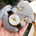 Olivia Burton手錶 OB手錶 英倫風鋼鏈真皮浮雕小雏菊菊花女錶 時尚手錶手鐲套裝組合-規格圖9