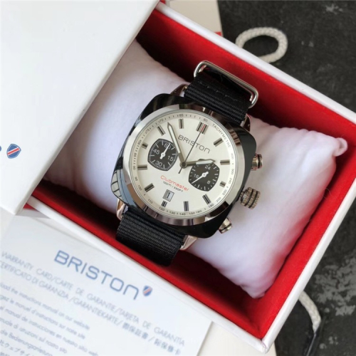 Briston手錶 韓國眾多明星同款 歐美潮流石英錶 方形尼龍男女情侶運動休閒腕錶 黑色時尚男錶女錶