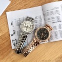 Swarovski手錶 女生手錶 施華洛世奇手錶 玫瑰金三眼計時鋼鏈石英錶 鑲鑽時尚潮流女錶5295366 63 -規格圖9
