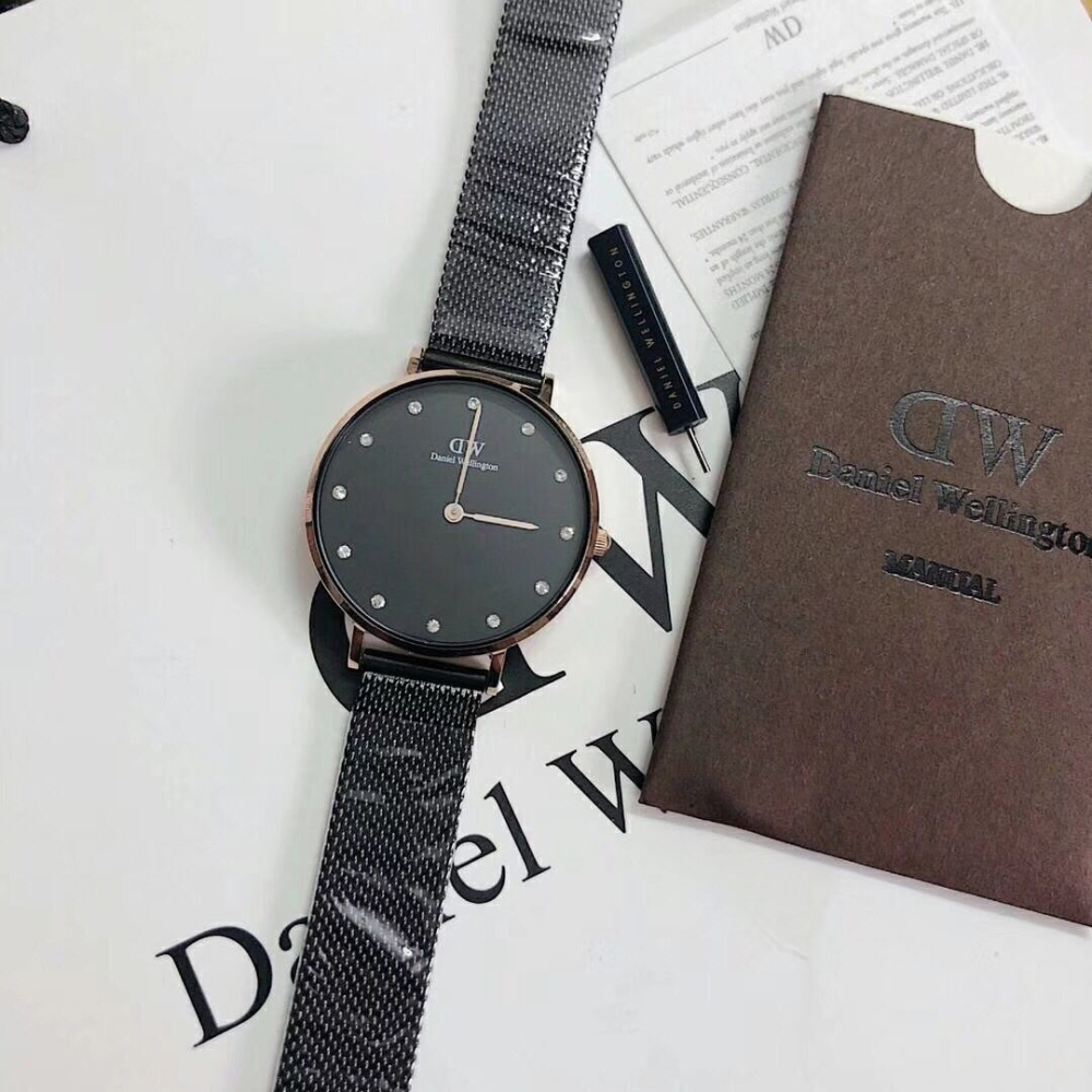 Daniel Wellington DW手錶 金屬水鑽男錶女錶 情侶對錶Classic Petite系列 32mm 36-細節圖3