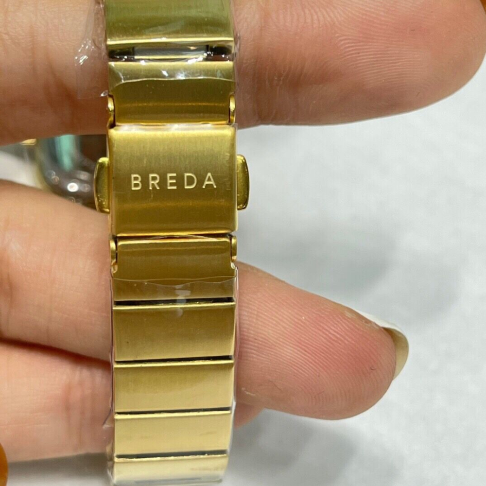BREDA手錶 方形小綠錶 簡約百搭女生石英錶 時尚小金錶 鋼鏈防水腕錶女 歐美休閒通勤精品錶 法式輕奢女錶-細節圖10
