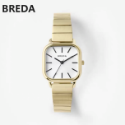 BREDA手錶 方形小綠錶 簡約百搭女生石英錶 時尚小金錶 鋼鏈防水腕錶女 歐美休閒通勤精品錶 法式輕奢女錶-規格圖11