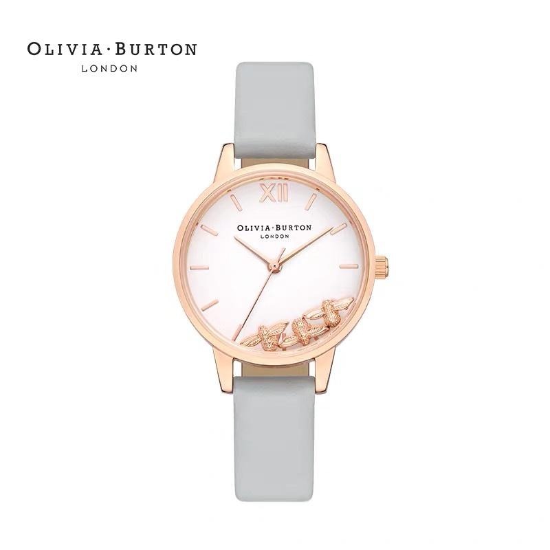 Olivia Burton手錶石英錶 小直徑皮帶手錶女 時尚簡約休閒女錶  通勤百搭小蜜蜂手錶 OB手錶OB16CH03-細節圖2