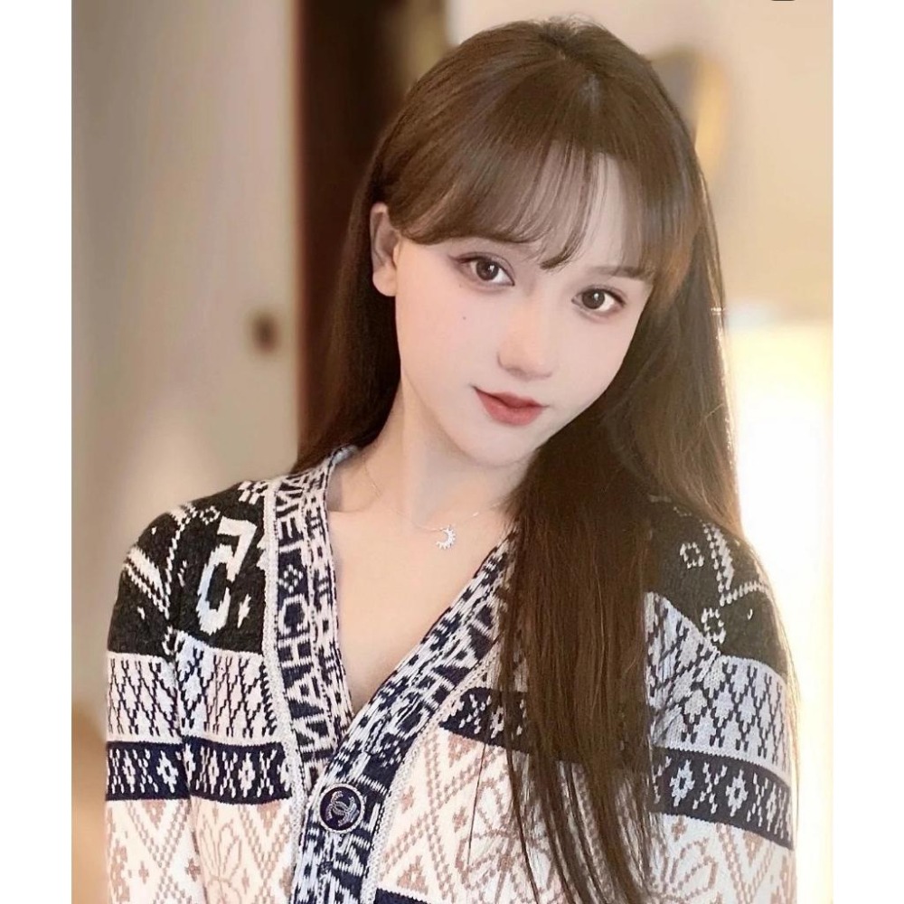 APM MONACO女生項鏈 新月系列月亮項鏈 可調節 銀色鑲晶鑽毛衣鏈 頸鏈 氣質時尚項鏈 925純銀項鏈-細節圖4