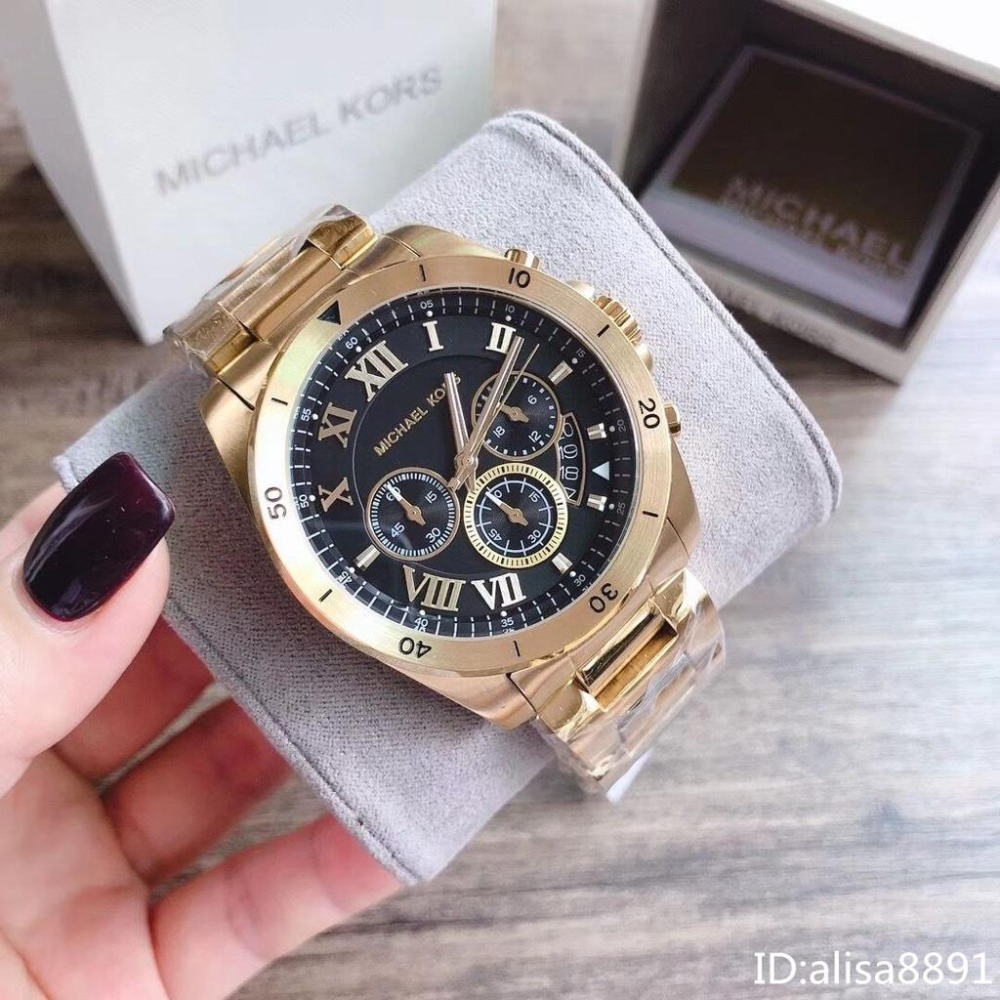 Michael Kors手錶 大直徑手錶男商務休閒通勤男士腕錶 MK手錶 防水計時日曆石英男錶MK8583 MK8582-細節圖4