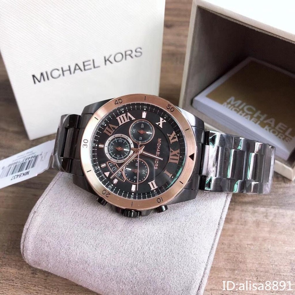 Michael Kors手錶 大直徑手錶男商務休閒通勤男士腕錶 MK手錶 防水計時日曆石英男錶MK8583 MK8582-細節圖7