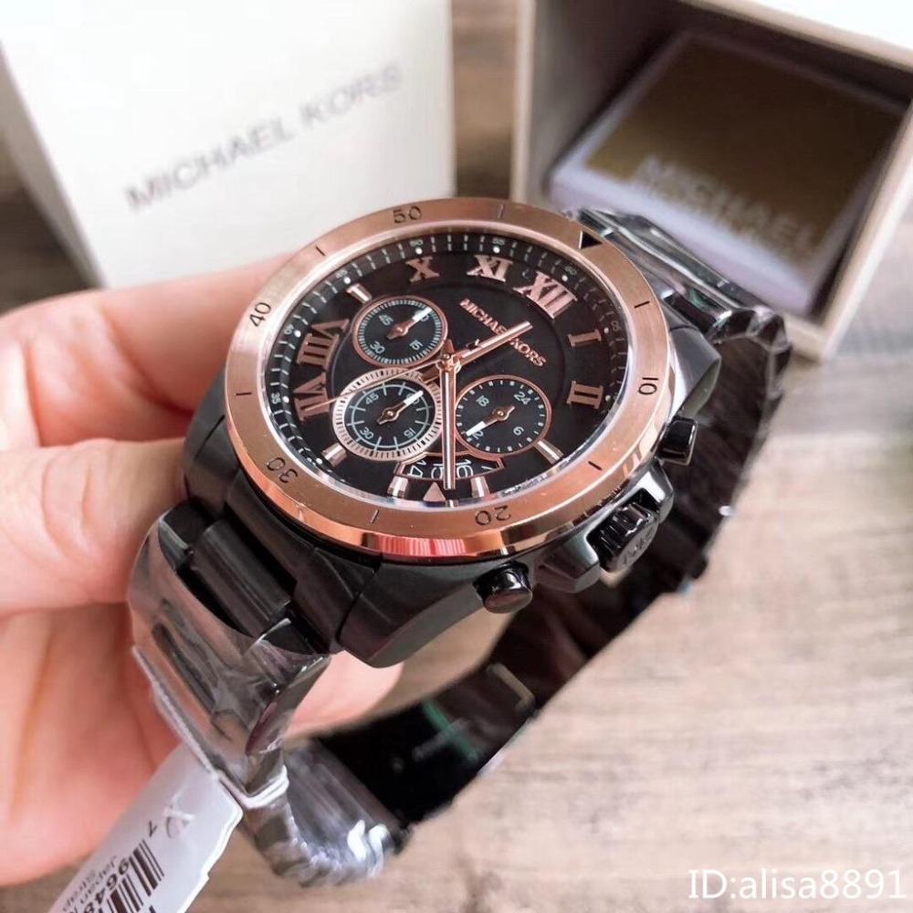 Michael Kors手錶 大直徑手錶男商務休閒通勤男士腕錶 MK手錶 防水計時日曆石英男錶MK8583 MK8582-細節圖8