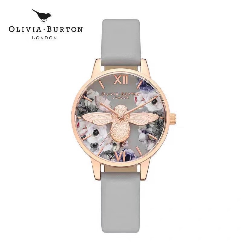 Olivia Burton手錶 OB手錶 英國小眾石英錶 時尚浮雕3D小蜜蜂手錶 女生腕錶 手錶女生 精品錶 休閒手錶女-細節圖6