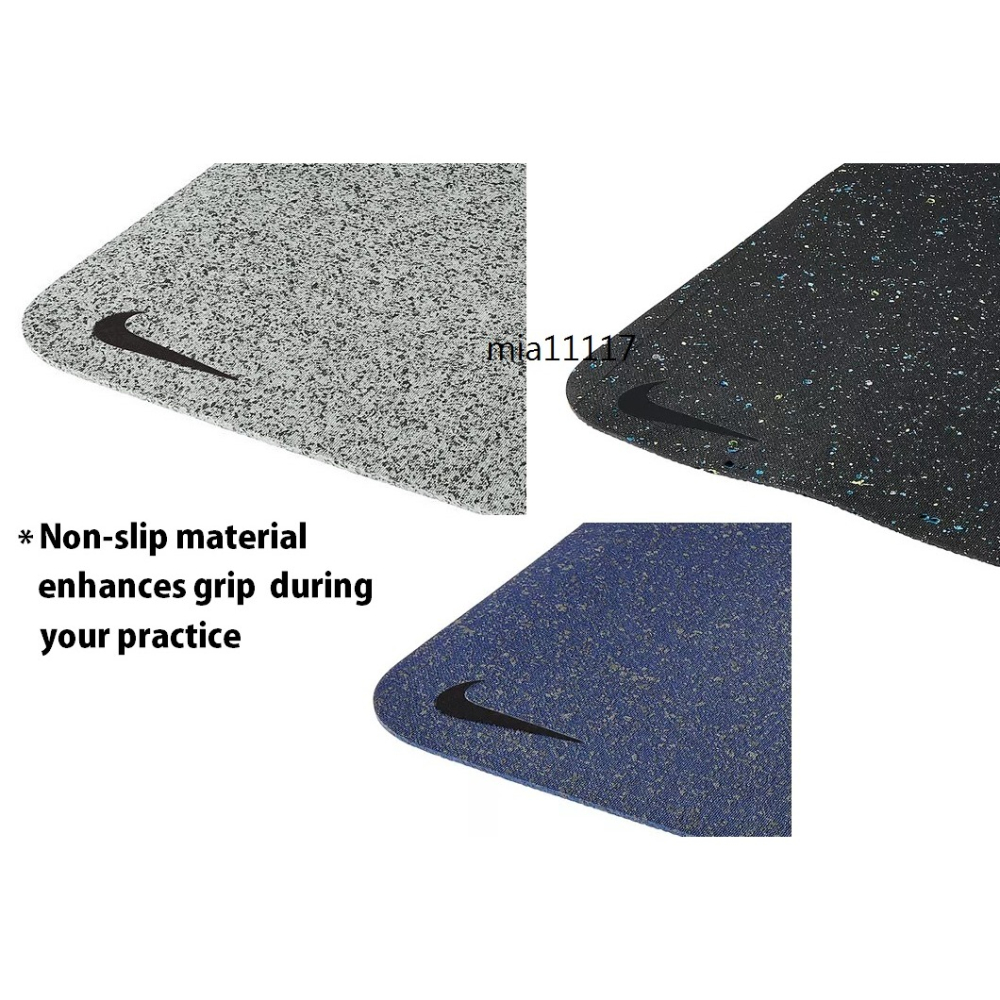 現貨 nike 瑜珈墊 4mm 環保TPE高密度 台灣製 超輕量 瑜珈有氧健身 訓練墊 附提袋-細節圖2