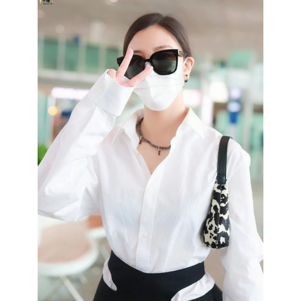 GENTLE MONSTER墨鏡 GM墨鏡 Rick墨鏡 明星同款墨鏡 黑色大框墨鏡 男女同款太陽眼鏡 方框墨鏡 黑色粉-細節圖4