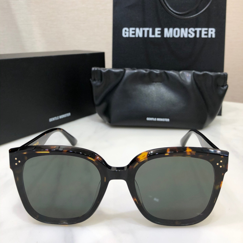 GENTLE MONSTER墨鏡 GM墨鏡 Rick墨鏡 明星同款墨鏡 黑色大框墨鏡 男女同款太陽眼鏡 方框墨鏡 黑色粉-細節圖7