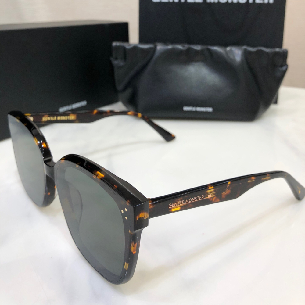 GENTLE MONSTER墨鏡 GM墨鏡 Rick墨鏡 明星同款墨鏡 黑色大框墨鏡 男女同款太陽眼鏡 方框墨鏡 黑色粉-細節圖8