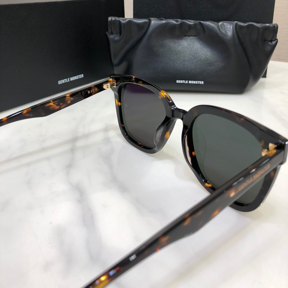 GENTLE MONSTER墨鏡 GM墨鏡 Rick墨鏡 明星同款墨鏡 黑色大框墨鏡 男女同款太陽眼鏡 方框墨鏡 黑色粉-細節圖9