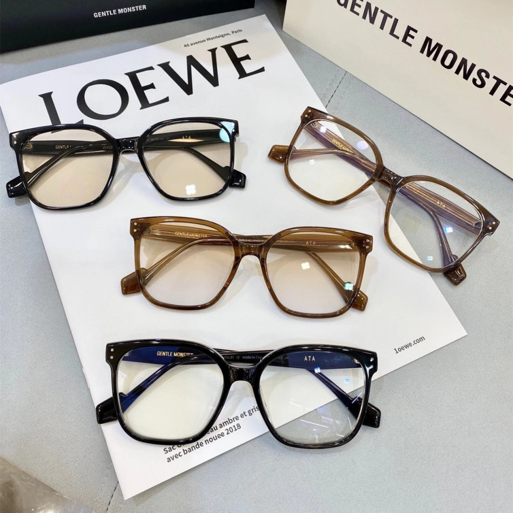 GM墨鏡 GENTLE MONSTER墨鏡 ATA墨鏡 平光眼鏡架 光學眼鏡 商務休閒眼鏡 可配近視眼鏡架 防藍光防輻射-細節圖2