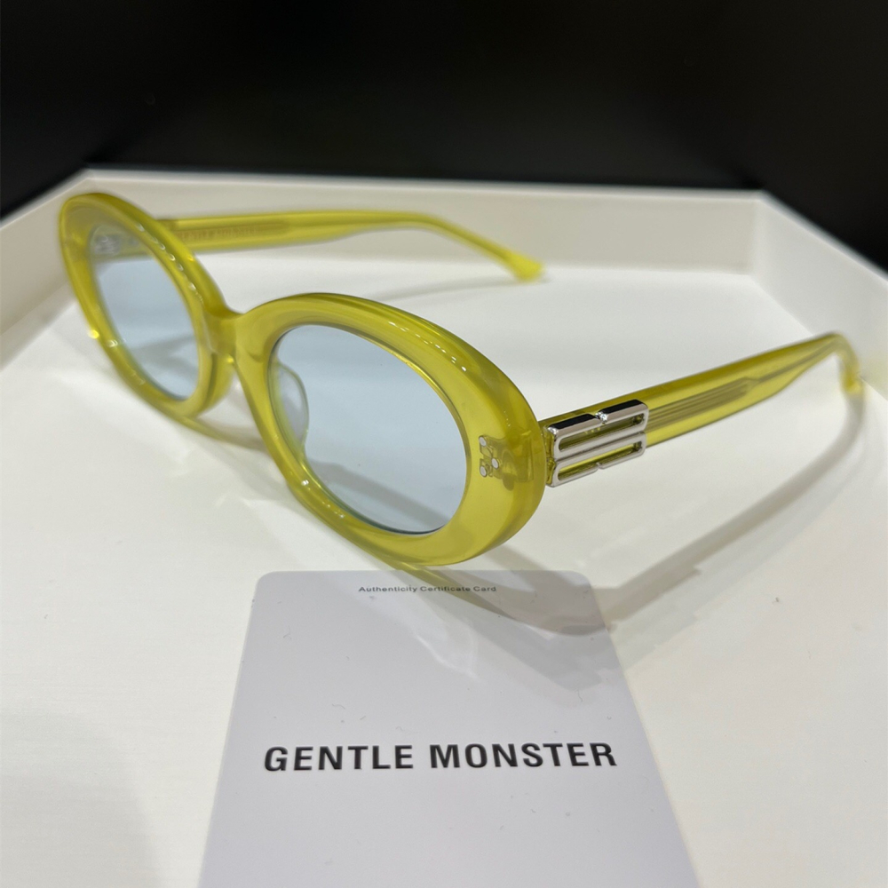 GENTLE MONSTER墨鏡 GM墨鏡 新品JEANS墨鏡 男女通用款太陽眼鏡 復古時尚潮流墨鏡 情侶墨鏡 女生墨鏡-細節圖4