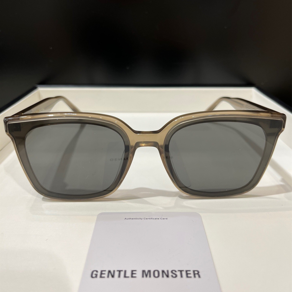 GENTLE MONSTER太陽鏡 GM墨鏡 PLOT墨鏡 男女通用款太陽鏡 防紫外線方框墨鏡 黑色大框太陽眼鏡 女生墨-細節圖5