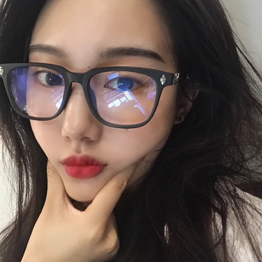 Chrome. Heart眼鏡 克羅心眼鏡 經典款CALL MELICE 男女通用款眼鏡 商務休閒眼鏡 平光眼鏡 學生眼-細節圖3