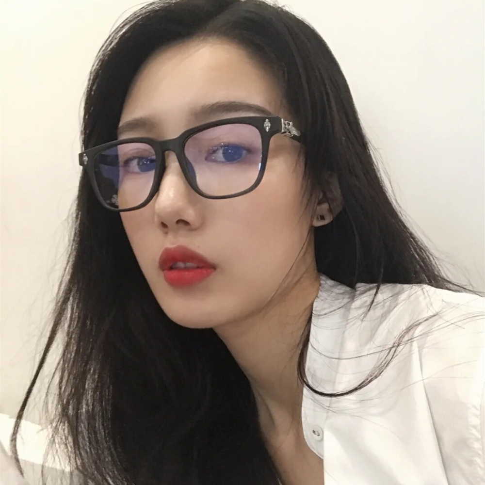 Chrome. Heart眼鏡 克羅心眼鏡 經典款CALL MELICE 男女通用款眼鏡 商務休閒眼鏡 平光眼鏡 學生眼-細節圖4