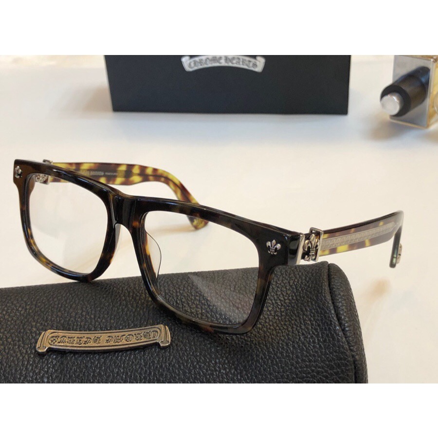 Chrome Heart眼鏡 克羅心眼鏡 BOX LUNCH-A平光眼鏡 防藍光眼鏡 黑色大框眼鏡架 光學眼鏡架 可自配-細節圖4