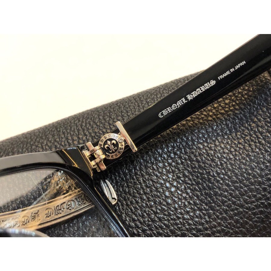 Chrome Heart眼鏡 克羅心眼鏡 BOX LUNCH-A平光眼鏡 防藍光眼鏡 黑色大框眼鏡架 光學眼鏡架 可自配-細節圖9